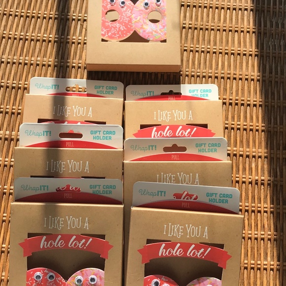 I Like You A HOLE Lot! Donut Pair Googly Eye Gift Card Holder Was It - Picture 3 of 3